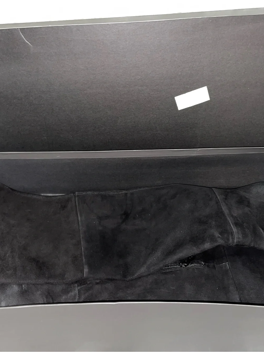 Tahari Ali Black Suede Over-the-Knee Boots Pointed Toe Stiletto Heel Size 8.5